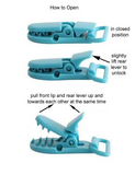 Cord Clip - Gray Solid. Single Clip, Ready to Ship.