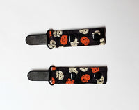 Jack O Lantern, Pumpkin Tubie Clip, Cord Clip. Ready to Ship.