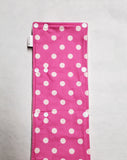 60" Pink Dot WIDE Cord Keeper, Insulated.  Ready to Ship.