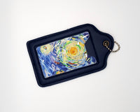 Navy Medical Equipment Luggage Tag with Starry Night print