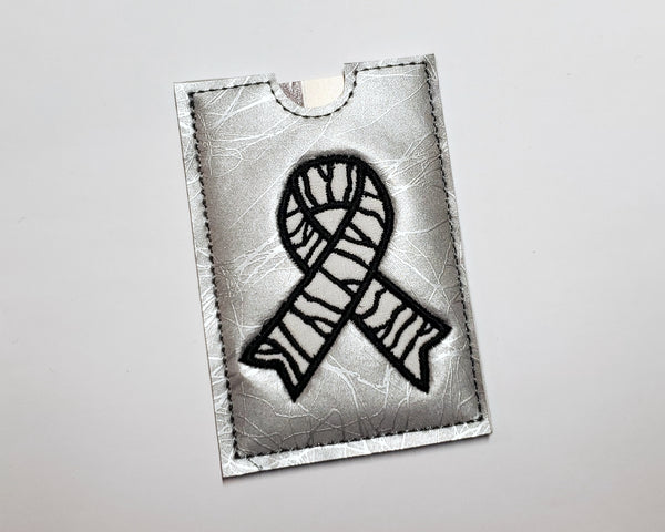 Awareness Ribbon (Zebra) Gift Card Holders / Business Card Holders