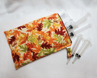 Autumn Syringe Tote, Ready to Ship.