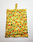Yellow Car size Medium Insulated Feeding Pump Bag Cover / IV bag cover. Ready to ship.