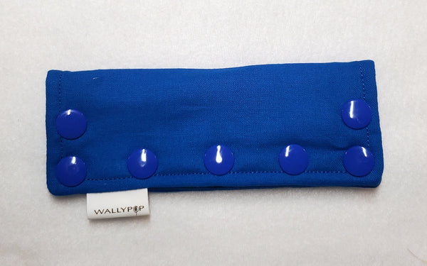 Blue Solid Feeding Tube Connector Cover. Ready to Ship.