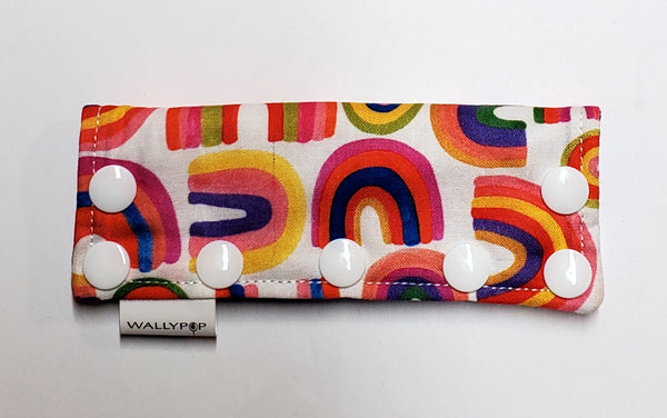 Bold Rainbow Feeding Tube Connector Cover. Ready to Ship.