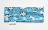 Blue Clouds Feeding Tube Connector Cover. Ready to Ship.