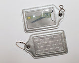 Silver Medical Equipment Luggage Tag with your choice of prints