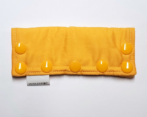 Yellow Solid Feeding Tube Connector Cover. Ready to Ship.