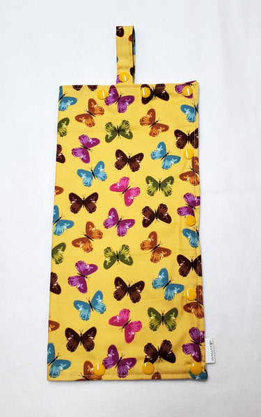 Yellow Butterfly Farrell Bag Cover, Ready to Ship.