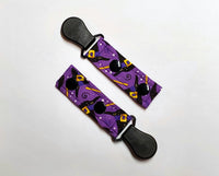 Witch Hats Halloween Tubie Clips, Cord Clips. Ready to Ship.