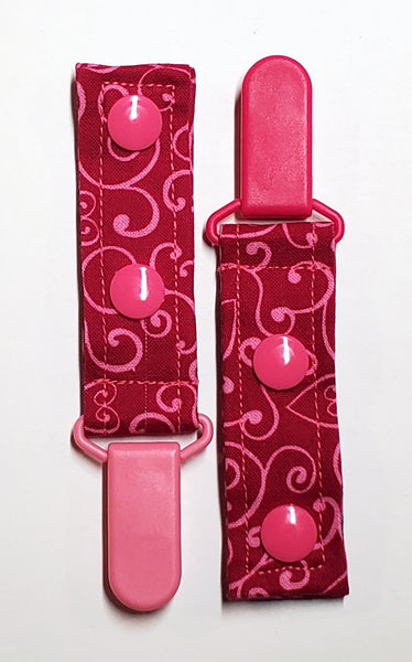 Cord Clip - Scroll Heart. Ready to Ship.