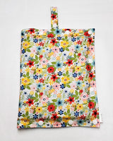 Floral size Medium Insulated Feeding Pump Bag Cover / IV bag cover. Ready to ship.