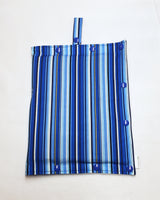 Blue Stripe size Medium Insulated Feeding Pump Bag Cover / IV bag cover. Ready to ship.