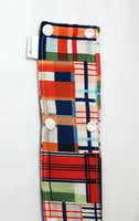 73" Plaid Cord Keeper.  Ready to Ship.