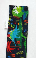 59" Navy Dino Cord Keeper.  Ready to Ship.