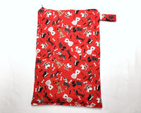 Red Dogs Syringe Tote, Ready to Ship.