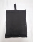 Black Solid size Medium Insulated Feeding Pump Bag Cover / IV bag cover. Ready to ship.