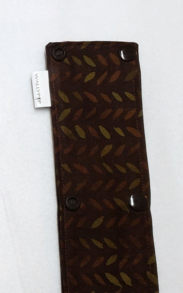 50" Brown Leaves Cord Keeper.  Ready to Ship.