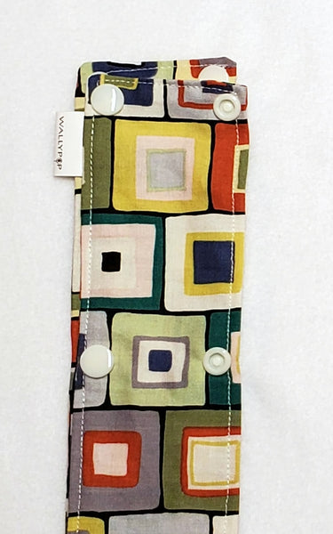 62" Stacked Squares Cord Keeper.  Ready to Ship.