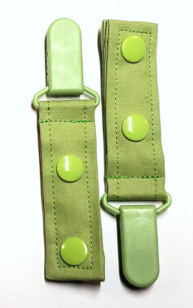 Cord Clip - Light Green Solid. Single Clip, Ready to Ship.