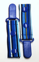 Cord Clip - Blue Stripe. Single Clip, Ready to Ship.