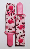 Cord Clip - Pink Floral. Single Clip, Ready to Ship.