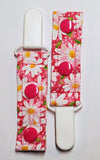 Cord Clip - Pink Daisy. Single Clip, Ready to Ship.