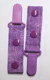 Cord Clip - Purple Heart. Single Clip, Ready to Ship.