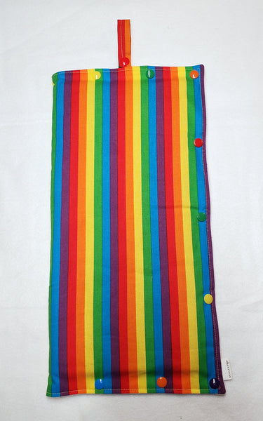 Rainbow size Large Insulated Feeding Pump Bag Cover / IV bag cover. Ready to ship.