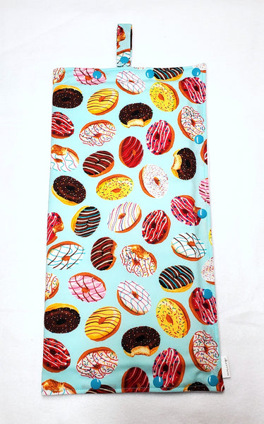 Doughnut size Large Insulated Feeding Pump Bag Cover / IV bag cover. Ready to ship.