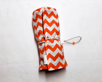 Orange Chevron Syringe Holster. Ready to Ship.