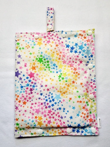 Sparkle Star size Medium Insulated Feeding Pump Bag Cover / IV bag cover. Ready to ship.