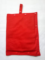 Red Solid size Medium Insulated Feeding Pump Bag Cover / IV bag cover. Ready to ship.