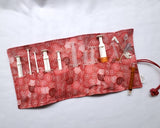 Red Swirl Syringe Holster. Ready to Ship.
