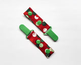 Red Dot Tubie Clip, Cord Clip. Ready to Ship.