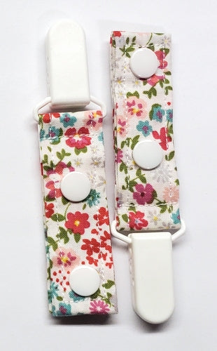 Cord Clip - Lady Floral. Single Clip, Ready to Ship.