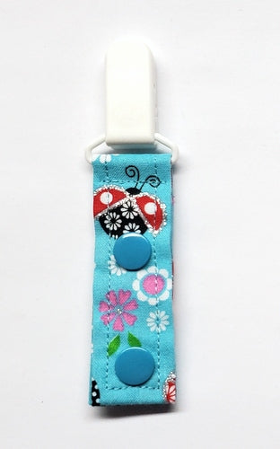 Cord Clip - Ladybug. Single Clip, Ready to Ship.