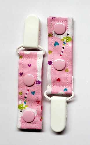 Cord Clip - Pink Unicorn. Single Clip, Ready to Ship.