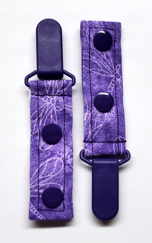 Cord Clip - Purple Dragonfly. Single Clip, Ready to Ship.