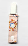 Cord Clip - Pink Sun. Single Clip, Ready to Ship.