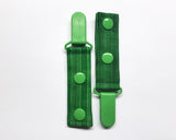 Green Plaid Tubie Clip, Cord Clip. Ready to Ship.