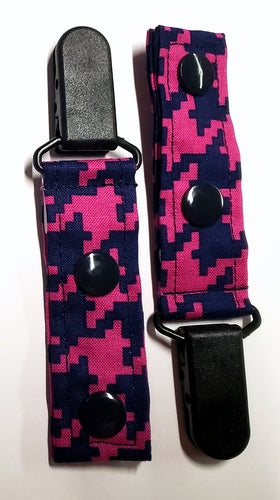 Cord Clip - Houndstooth. Single Clip, Ready to Ship.