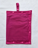 Pink size Medium Insulated Feeding Pump Bag Cover / IV bag cover. Ready to ship.