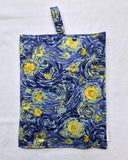 Starry Night size Medium Insulated Feeding Pump Bag Cover / IV bag cover. Ready to ship.