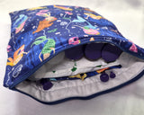 Mermaid Syringe Tote, Ready to Ship.