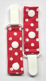 Cord Clip - Red Dot. Single Clip, Ready to Ship.
