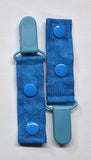 Cord Clip - Teal Mottled. Single Clip, Ready to Ship.