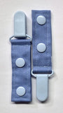Cord Clip - Lt Blue Solid. Single Clip, Ready to Ship.