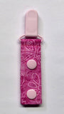 Cord Clip - Pink Butterfly. Single Clip, Ready to Ship.