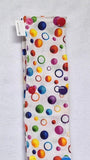 30" Rainbow Dot Cord Keeper. Ready to Ship.